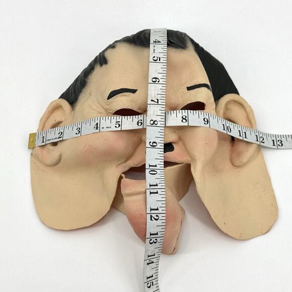 Vintage Laurel and Hardy Halloween Mask 1993 Oliver Hardy Larry Harmon Pictures - Picture 11 of 11